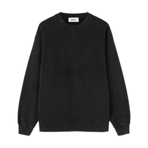 Geborduurde Crewneck Tap Schoen T Ambush , Black , Heren