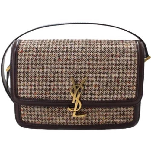 Pre-owned Fabric handbags Yves Saint Laurent Vintage , Beige , Dames