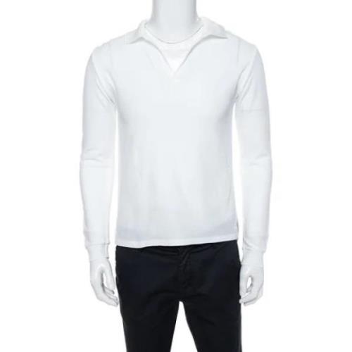 Pre-owned Cotton tops Yves Saint Laurent Vintage , White , Heren
