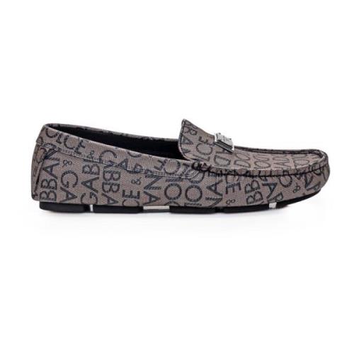 Logo Driver Mocassins Dolce & Gabbana , Multicolor , Heren