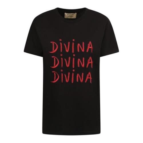 T-Shirts Alessandro Enriquez , Black , Dames