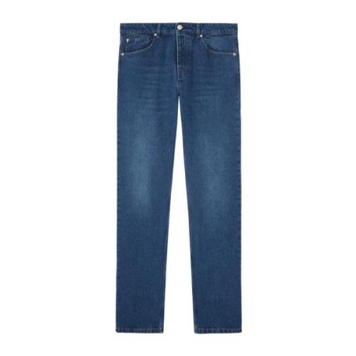 Gewassen blauwe jeans Ami Paris , Blue , Heren