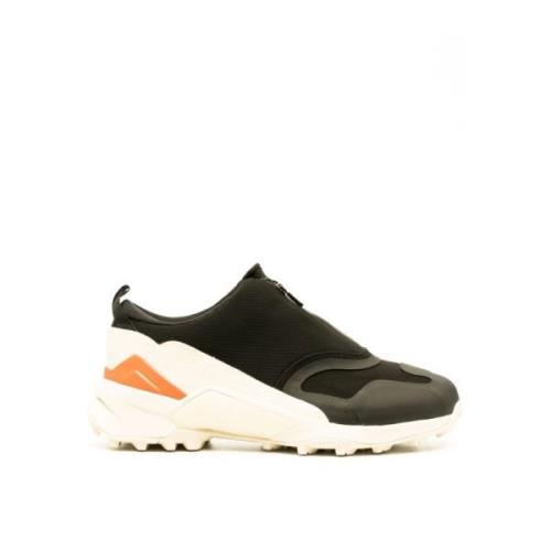 Zwart/Crème Wit/Oranje Sneakers Y-3 , Black , Heren