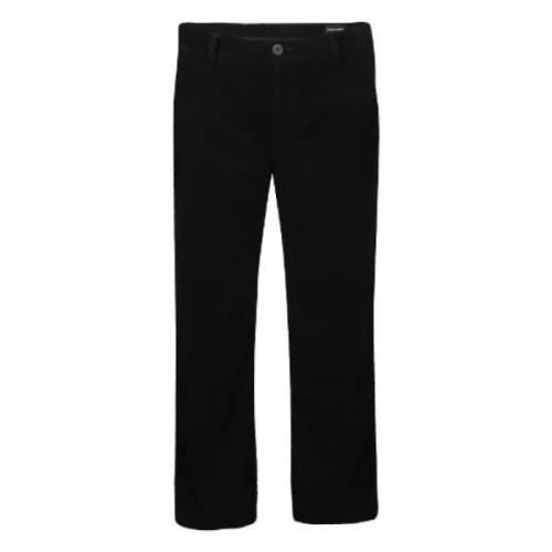 Pre-owned Velvet bottoms Armani Pre-owned , Black , Dames