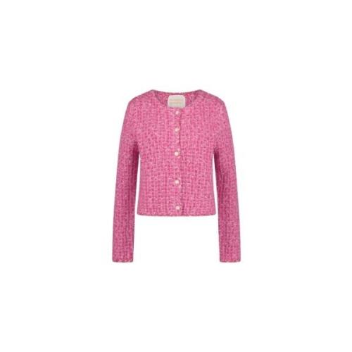 Tweed Cardigan voor Heren Fabienne Chapot , Pink , Dames