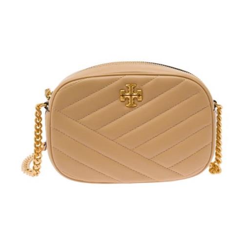 Beige Kira Chevron Cameratas Tory Burch , Beige , Dames