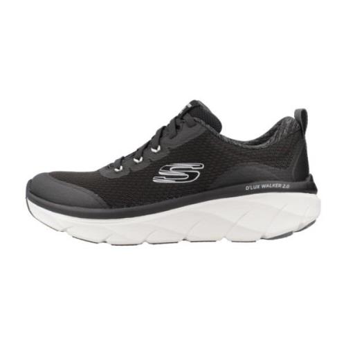 Stijlvolle Walker Sneakers Skechers , Black , Dames