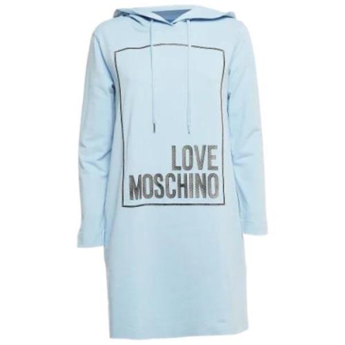 Pre-owned Cotton dresses Moschino Pre-Owned , Blue , Dames