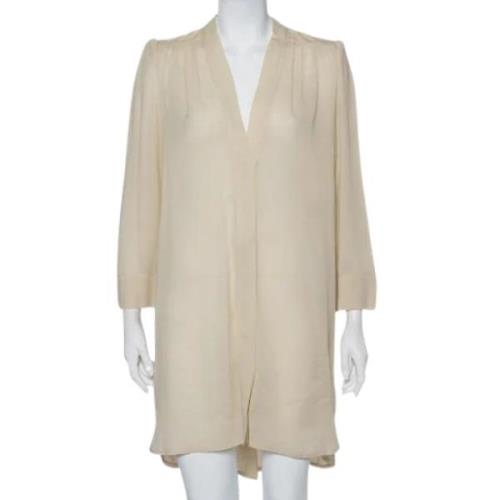 Pre-owned Cotton dresses Isabel Marant Pre-owned , Beige , Dames