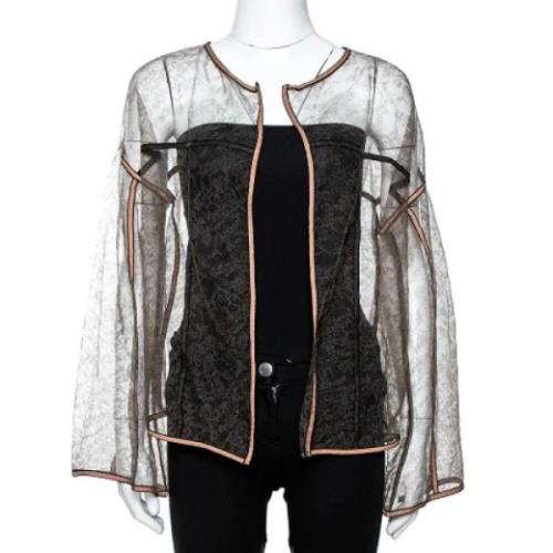 Pre-owned Lace outerwear Balenciaga Vintage , Black , Dames