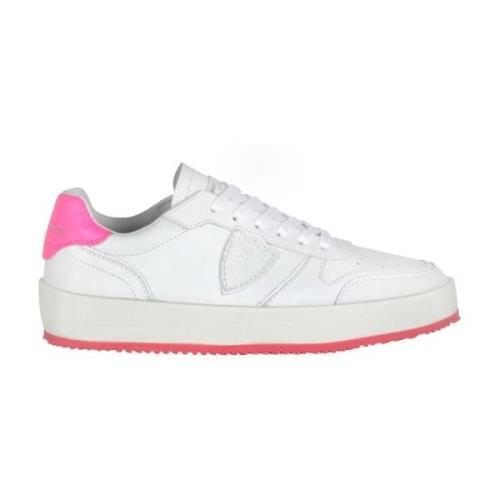 Nice LOW W Leren Sneakers Philippe Model , White , Dames