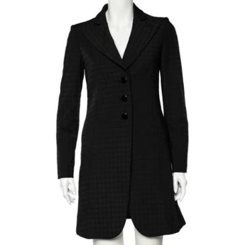 Pre-owned Fabric outerwear Armani Pre-owned , Black , Dames