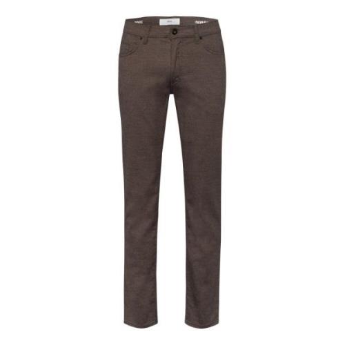 Style Cadiz Heren Straight Fit Five-Pocket Broek Brax , Brown , Heren