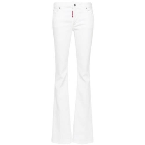 Twiggy Denim Boot-Cut Jeans Dsquared2 , White , Dames