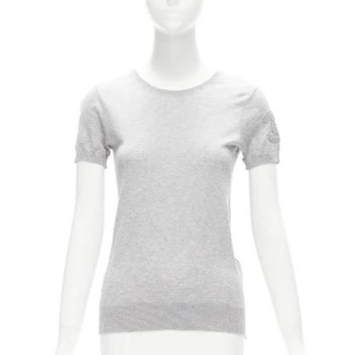 Pre-owned Cotton tops Chanel Vintage , Gray , Dames