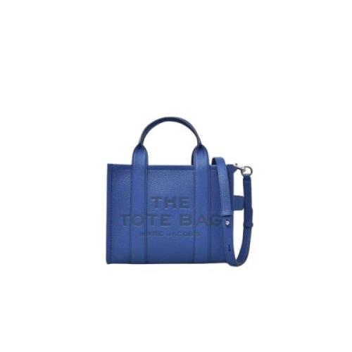 Luxe Leren Kleine Tote Marc Jacobs , Blue , Dames