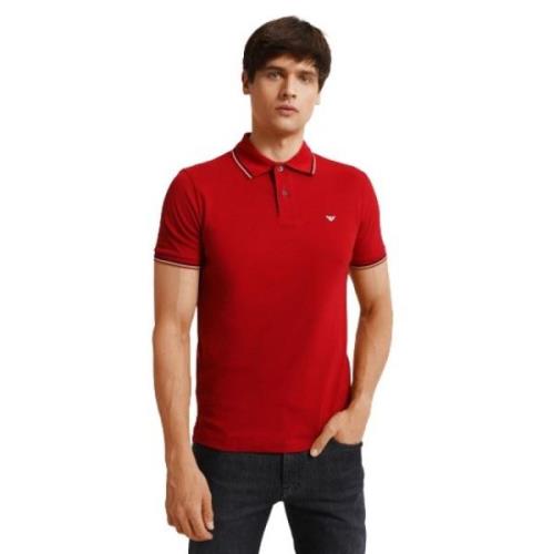Stijlvolle T-shirts en Polos Emporio Armani , Red , Heren