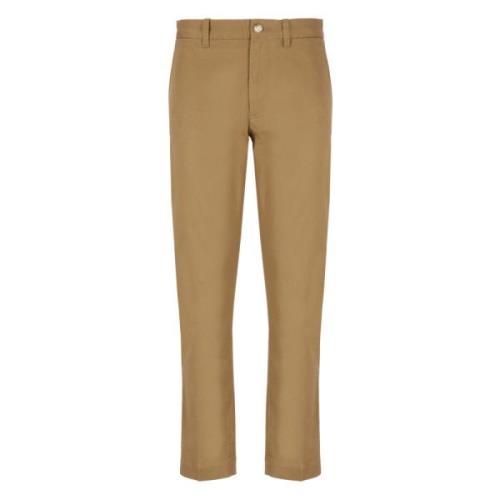 Bruine Katoenen Broek voor Vrouwen Ralph Lauren , Brown , Dames