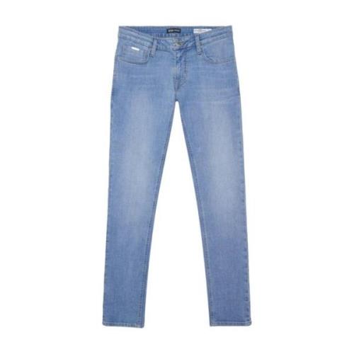 Zwarte Slim Fit Denim Jeans Antony Morato , Blue , Heren