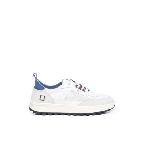 Italiaanse Leren Sneakers D.a.t.e. , White , Heren