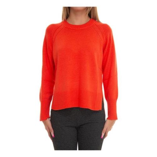 Comfortabele Raglanmouw Trui Suncoo , Orange , Dames