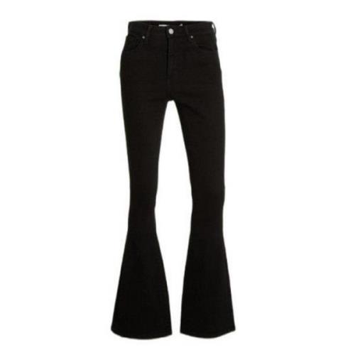 Zwarte Highwaist Flare Jeans Raizzed , Black , Dames