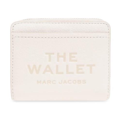 Leren portemonnee Marc Jacobs , White , Dames