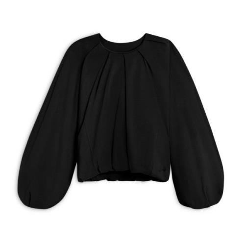 Sade Gathered Pullover Axel Arigato , Black , Dames