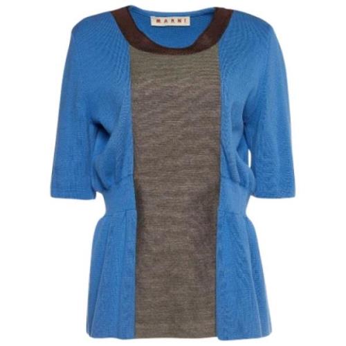 Pre-owned Knit tops Marni Pre-owned , Blue , Dames