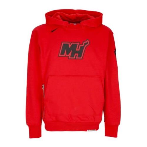 NBA City Edition Courtside Hoodie Nike , Red , Heren