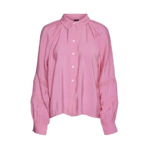 Roze LS Shirt | Freewear Roze Vero Moda , Pink , Dames