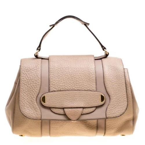 Pre-owned Leather handbags Marc Jacobs Pre-owned , Beige , Dames