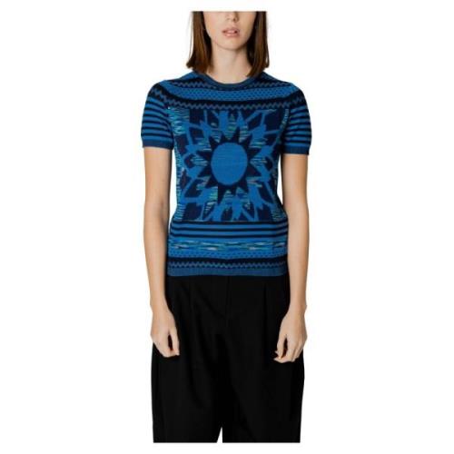 Blauwe Sun Sweater voor dames Desigual , Multicolor , Dames