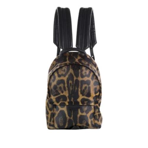 Pre-owned Fabric backpacks Louis Vuitton Vintage , Brown , Dames