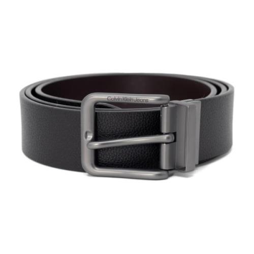 Heren Leren Riem Calvin Klein , Brown , Heren