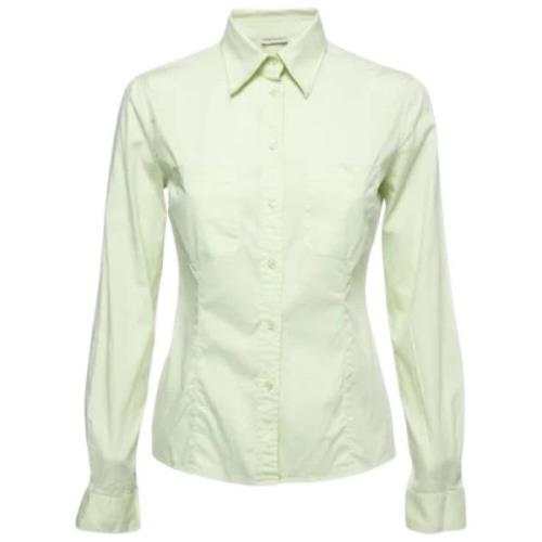 Pre-owned Cotton tops Armani Pre-owned , Green , Dames