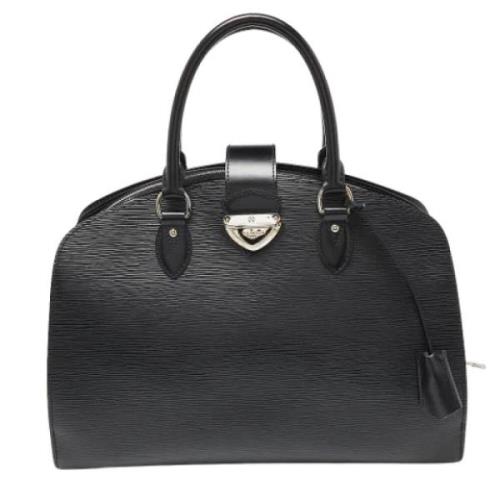 Pre-owned Leather louis-vuitton-bags Louis Vuitton Vintage , Black , D...