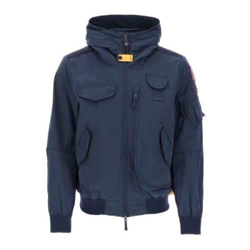 Gobi Hooded Bomberjack Parajumpers , Blue , Heren