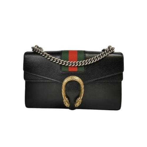 Pre-owned Leather gucci-bags Gucci Vintage , Black , Dames