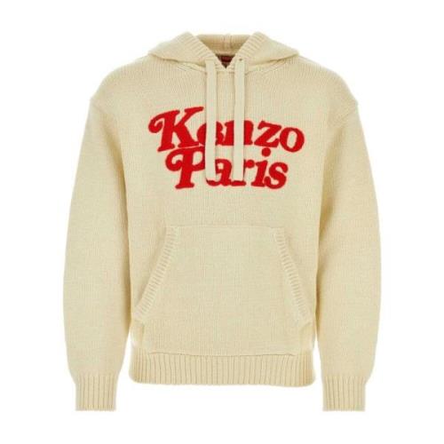 Ivoor Katoenen Sweatshirt Kenzo , Beige , Heren