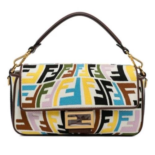 Pre-owned Canvas handbags Fendi Vintage , Multicolor , Dames