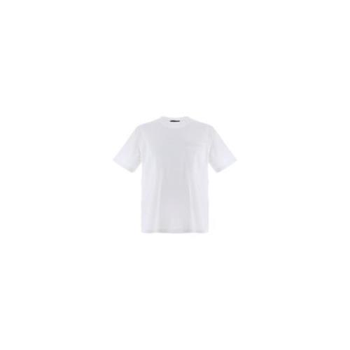 Katoenen T-Shirt met Zak Herno , White , Heren