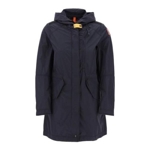 Klassieke Parka Jas met Verstelbare Taille Parajumpers , Blue , Dames