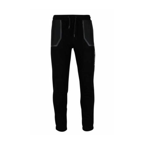Logo Zijstreep Sweatpants Karl Lagerfeld , Black , Heren