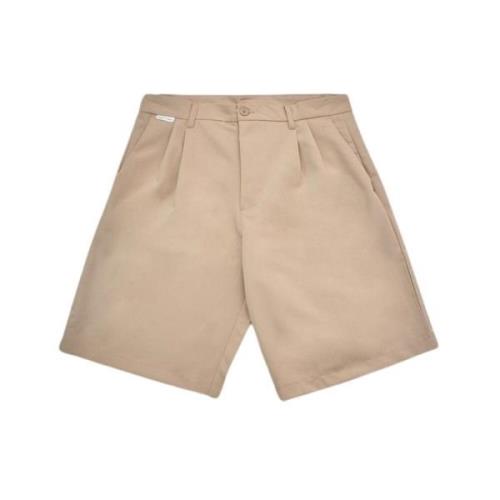 Casual Beige Shorts Family First , Brown , Heren
