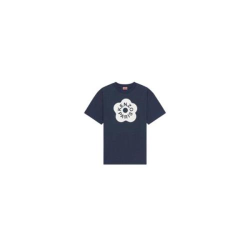 Oversized T-shirt met Boke Flower 2.0 Print Kenzo , Blue , Dames
