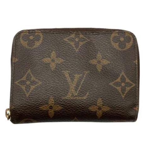 Pre-owned Canvas wallets Louis Vuitton Vintage , Brown , Dames