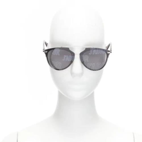 Pre-owned Plastic sunglasses Dior Vintage , Black , Dames