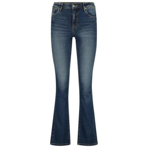 Hoge Taille Bootcut Jeans Raizzed , Blue , Dames