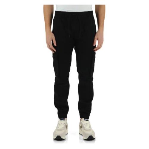 Stretch katoenen cargobroek Calvin Klein Jeans , Black , Heren